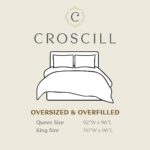 Juego de edredón Loretta CROSCILL E&E Co CCL10-0008 4 piezas tamaño King jacquard chenilla microfibra beige