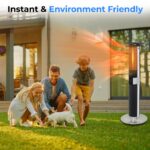 Calentador de Patio Infrarrojo Sound Around SLOHT44.5 1500W Control Remoto Interior/Exterior