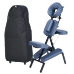 Master Massage Silla de masaje portátil ligera profesional plegable plegable de aluminio ajustable con funda de transpor