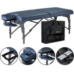 Master Massage Montclair Pro - Mesa de masaje portátil de 31 pulgadas, amortiguación de espuma viscoelástica, paneles de