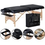 Master Massage Gibraltar Olympic LX - Mesa de masaje portátil extra ancha, extra ancha para clientes más grandes (32 pul