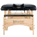 Master Massage Gibraltar Olympic LX - Mesa de masaje portátil extra ancha, extra ancha para clientes más grandes (32 pul