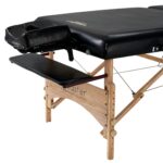 Master Massage Gibraltar Olympic LX - Mesa de masaje portátil extra ancha, extra ancha para clientes más grandes (32 pul