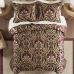 Juego de edredón jacquard chenilla damasco Cal King E&E Co. Ltd DBA JLA Home CCL10-0003 microfibra sarga con fundas deco