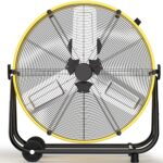 Ventilador de tambor industrial Uthfy HY-FDG30Y 30 pulgadas 14000 CFM 550W 3 velocidades metal inclinación 360 grados ce
