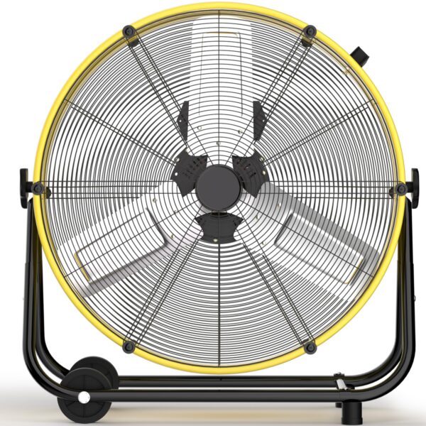 Ventilador de tambor industrial Uthfy HY-FDG30Y 30 pulgadas 14000 CFM 550W 3 velocidades metal inclinación 360 grados ce