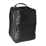 Allen Edmonds Mochila de cuero negro para hombre, Cuero negro, Classic