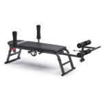 Sunny Health & Fitness No-Hang Traction & Inversion Decompression Table for Back Pain Relief, Adjustable Stretch Bench,