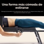 Sunny Health & Fitness No-Hang Traction & Inversion Decompression Table for Back Pain Relief, Adjustable Stretch Bench,