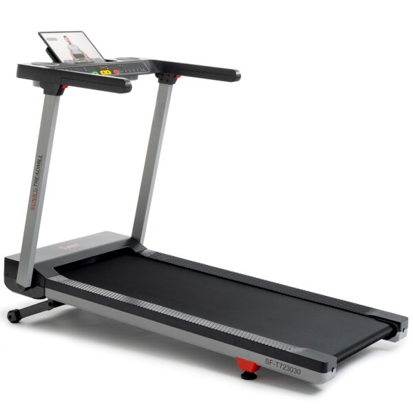 Caminadora Inteligente Plegable Sunny Health Fitness SF-T723030 superficie 20 pulgadas inclinacion automatica compatible
