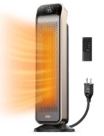 Calentador de espacio para interiores Dreo portatil uso doméstico 1500 W oscilante cerámica PTC control remoto