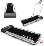 Caminadora Plegable 2 en 1 Bluefin Fitness Task 2.0 para bajo el escritorio velocidad hasta 5 mi/h altavoces Bluetooth a