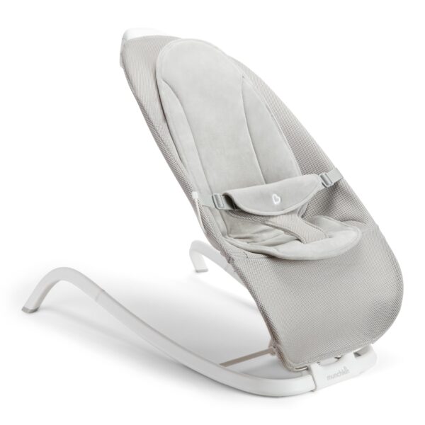 Munchkin® Silla de bebé eléctrica con vibración y mecedora con pantalla táctil digital, sonidos relajantes y 3 posicione