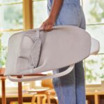 Munchkin® Silla de bebé eléctrica con vibración y mecedora con pantalla táctil digital, sonidos relajantes y 3 posicione