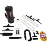Aspiradora mochila comercial Cen-Tec Systems 98768-AZ filtro HEPA 6 cuartos accesorios Sidewinder cable 50 pies