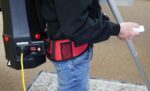 Aspiradora mochila comercial Cen-Tec Systems 98768-AZ filtro HEPA 6 cuartos accesorios Sidewinder cable 50 pies