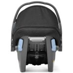 PEG Primo Viaggio Nido - Asiento de coche infantil con orientación trasera, color negro | Incluye base con pata de carga