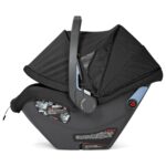 PEG Primo Viaggio Nido - Asiento de coche infantil con orientación trasera, color negro | Incluye base con pata de carga