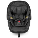 PEG Primo Viaggio Nido - Asiento de coche infantil con orientación trasera, color negro | Incluye base con pata de carga