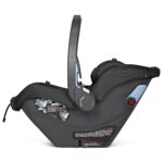 PEG Primo Viaggio Nido - Asiento de coche infantil con orientación trasera, color negro | Incluye base con pata de carga