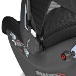 PEG Primo Viaggio Nido - Asiento de coche infantil con orientación trasera, color negro | Incluye base con pata de carga