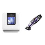 COMFEE' Aspiradora de mano inalámbrica de iones de litio para lavavajillas y Bissell Pet Hair Eraser, morado