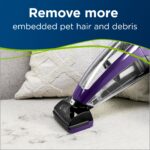 COMFEE' Aspiradora de mano inalámbrica de iones de litio para lavavajillas y Bissell Pet Hair Eraser, morado