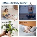 Humidificador LEVOIT OasisMist 1000S 10L 100 Horas Cobertura 600 ft2 Niebla Fría Control App
