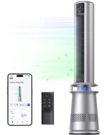 Ventilador de torre purificador de aire 2 en 1 Dreo MC710S DR-HTF010S 45 pulgadas oscilación 120 grados velocidad 27 pie