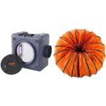Depurador de Aire VEVOR filtración 3 etapas 800 CFM máquina de aire negativo apilable manguera PVC 25 pies 8 pulgadas co