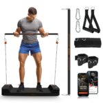 SQUATZ Apollo Board Mini: máquina de cable inteligente de resistencia de 150 libras, entrenador funcional para entrenami