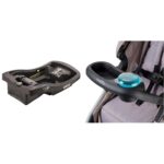 Evenflo LiteMax - Base para asiento de automóvil infantil, fácil de instalar, versátil y cómoda, bandeja de aperitivos p