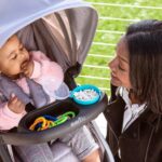 Evenflo LiteMax - Base para asiento de automóvil infantil, fácil de instalar, versátil y cómoda, bandeja de aperitivos p