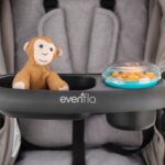 Evenflo LiteMax - Base para asiento de automóvil infantil, fácil de instalar, versátil y cómoda, bandeja de aperitivos p