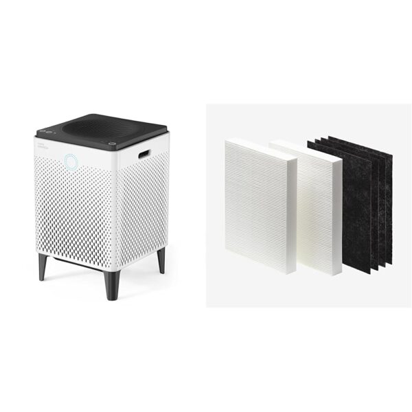 Purificador de aire Coway Airmega 400 True HEPA filtro carbón activado cubre 1560 pies cuadrados modo inteligente blanco