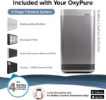 Purificador de aire Nuwave OxyPure Zero sin filtros reemplazables para toda la casa cobertura hasta 2002 pies cuadrados
