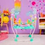Bright Starts Disney La Sirenita Mar de Actividades Saltarín de Actividad para Bebé con Juguetes Interactivos, Luces y M