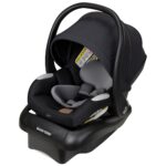 Maxi-Cosi Maxi-Cosi Mico Luxe - Asiento infantil de automóvil orientado hacia atrás para bebés de 4 a 30 libras, Midnigh