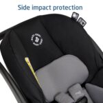 Maxi-Cosi Maxi-Cosi Mico Luxe - Asiento infantil de automóvil orientado hacia atrás para bebés de 4 a 30 libras, Midnigh