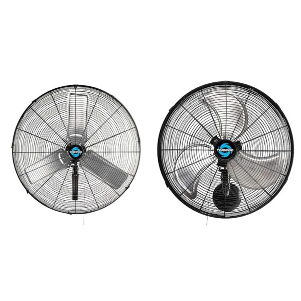 Ventilador de Pared Tornado Pro Series 30 pulgadas oscilante industrial 8850 CFM 3 velocidades negro