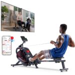 Remadora de Agua Sunny Health Fitness AquaStrive SF-RW5910SMART 300 lb Resistencia Hidrodinámica