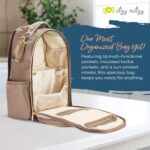 Itzy Ritzy Mochila para pañales – Mochila de gran capacidad Boss Plus Baby Bag Bolsa de pañales y estuche para chupete c