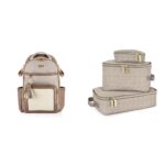Itzy Ritzy Mochila para pañales – Mochila de gran capacidad Boss Plus Baby Bag y cubos de embalaje – Juego de 3 cubos de