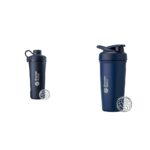 Vaso Mezclador Shaker BlenderBottle Radian y Strada Termo Deportivo de Acero Inoxidable Aislado con Batidor de Alambre 2