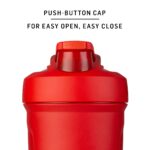 Vaso Mezclador Shaker BlenderBottle Radian y Strada Termo Deportivo de Acero Inoxidable Aislado con Batidor de Alambre 2