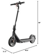 Segway Ninebot E2 Plus II/E2 Pro/E3 Pro Electric Scooter, 15.5–20 MPH, Long Range, Dual Elastomer Suspension (E3 Pro onl