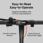 Segway Ninebot E2 Plus II/E2 Pro/E3 Pro Electric Scooter, 15.5–20 MPH, Long Range, Dual Elastomer Suspension (E3 Pro onl