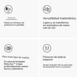 Aspiradora inalámbrica Dyson V8 Absolute 115AW 2 modos de potencia hasta 40 minutos