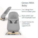 UPPAbaby Mira Bouncer/Portable 2-en-1 Bouncer + Asiento que crece con tu bebé/Certificación GREENGuard® Gold, JPMA + FSC