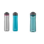 Termo botella de agua Forza Sports Contigo Cortland Chill 2 0 acero inoxidable con aislamiento al vacío y tapa antiderra